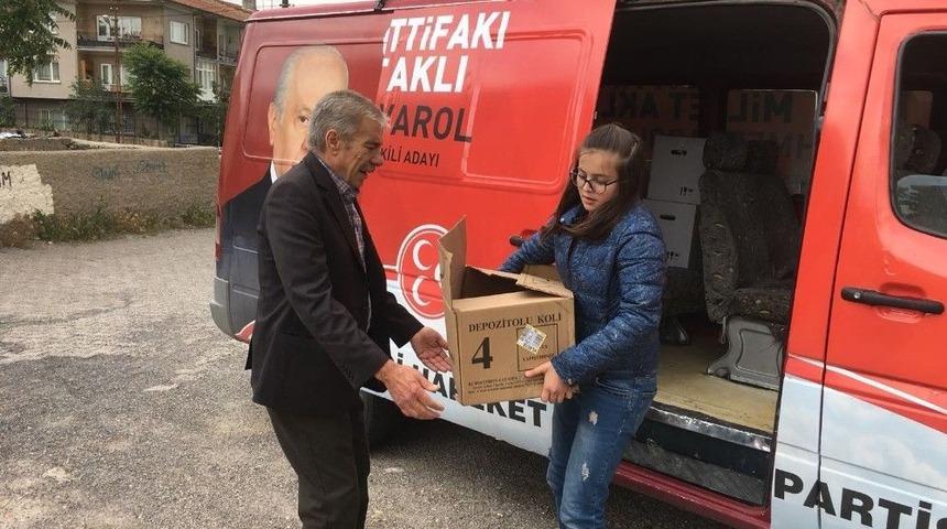 &Uuml;lk&uuml; Ocakları İhtiya&ccedil; Sahiplerine Yardım Kolisi Dağıttı