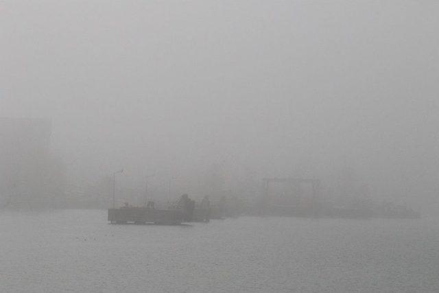 Zonguldak Sis Etkili Oldu, Görüş Mesafesi 20 Metreye Kadar Düştü 3