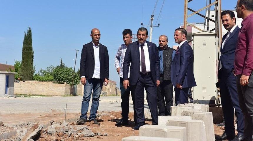 Ceylanpınar’da Park Yapım Çalışmaları