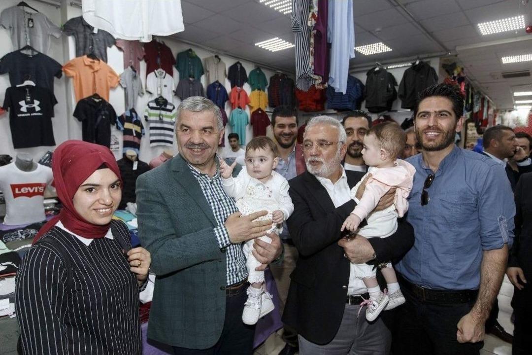 &Ccedil;elik&rsquo;ten Esnaf Ziyareti