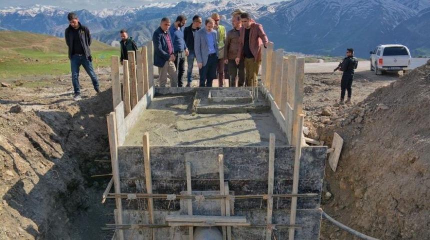 Başkan Vekili Epcim, 3500 Rakımdaki &Ccedil;alışmaları Denetledi