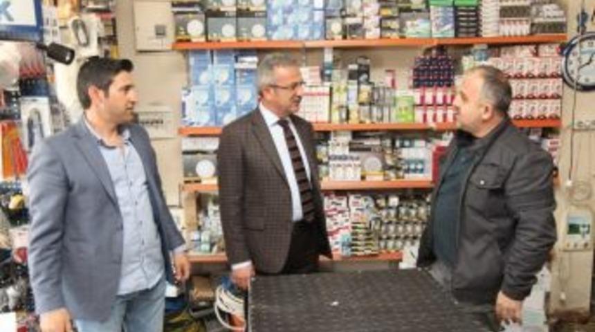 K&ouml;şker&rsquo;den İn&ouml;n&uuml;&rsquo;de Esnaf Ziyareti