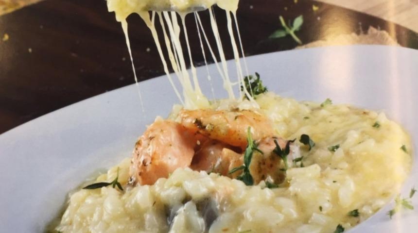 Mozzarellalı & Deniz Mahsüllü Risotto