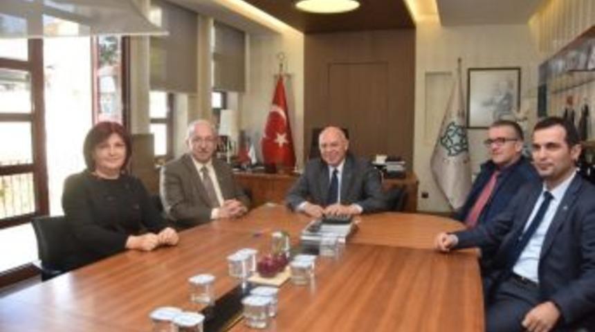 Başkan Eşkinat, Başkan Albayrak&rsquo;ı Makamında Ağırladı