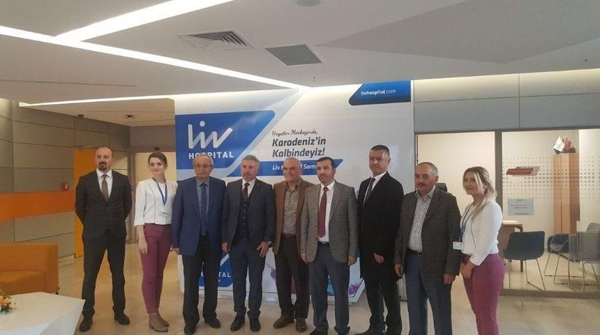 Başkanlar &Ouml;zel Hastaneyi İnceledi