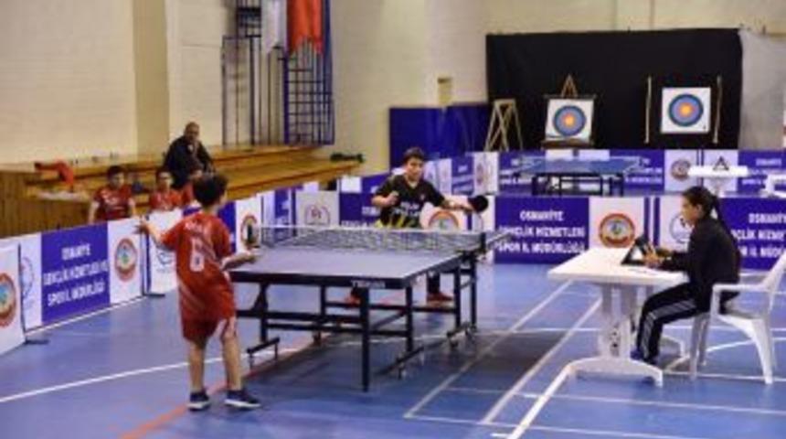 Osmaniye’nin Masa Tenisi Şampiyonları Belli Oldu