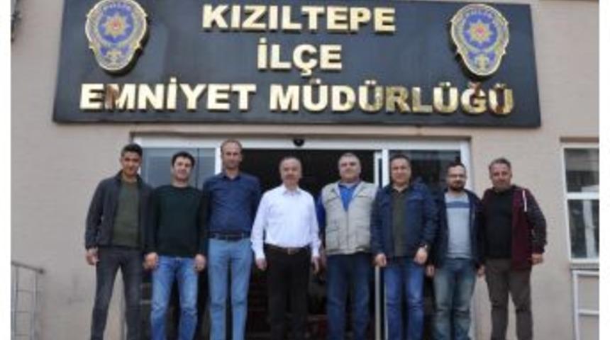 Kızıltepe’de Gazetecilerden Emniyete Ziyaret