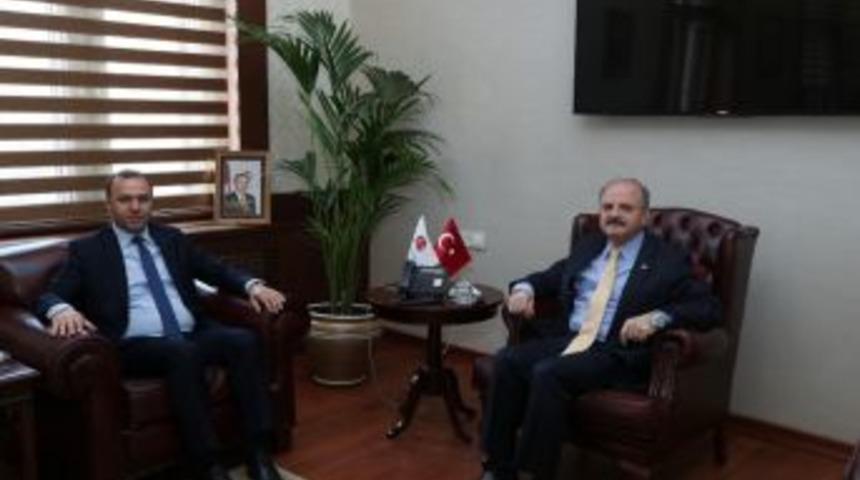 Vali &Ccedil;akacak, Bel&ccedil;ika Federal Meclisi Milletvekili Y&uuml;ksel&rsquo;i Makamında Kabul Etti