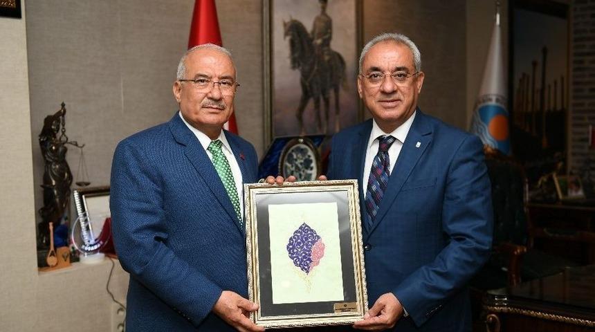 Dsp Genel Başkanı Aksakal, Başkan Kocamaz’ı Ziyaret Etti