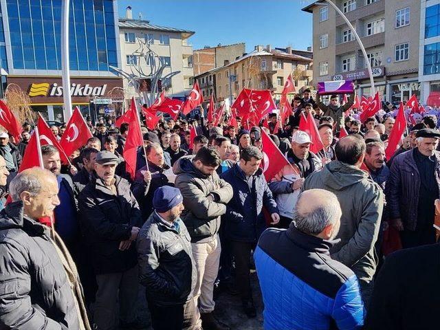 Sarıkamış’ta Abd’nin Kudüs Kararına Tepki