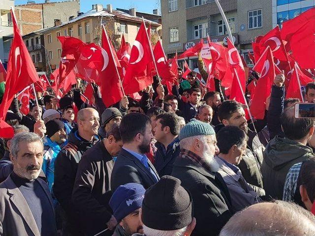 Sarıkamış’ta Abd’nin Kudüs Kararına Tepki