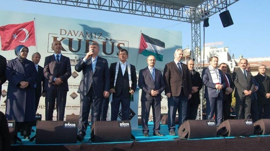 Konya&rsquo;da Kud&uuml;s Mitingi