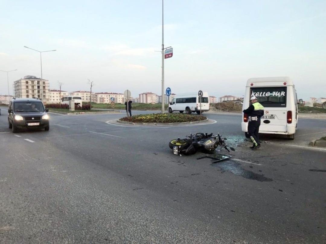 Tekirdağ&rsquo;da Trafik Kazası: 1 Yaralı