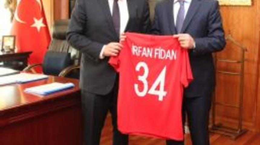 Demirören’den İrfan Fidan’a Nezaket Ziyareti