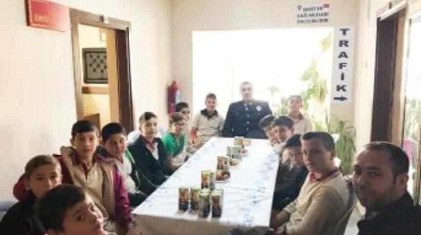 Balyalı &Ouml;ğrencilerin Polis Ziyareti