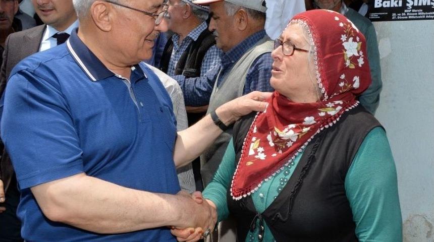Kocamaz, Mahalleleri Ziyaret Ederek Vatandaşlarla Buluştu