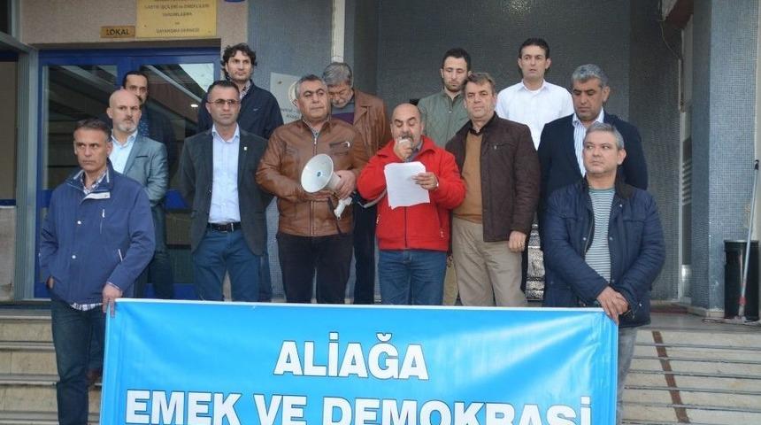 Aliağa&rsquo;dan Abd Ve İsrail&rsquo;e Kud&uuml;s Tepkisi