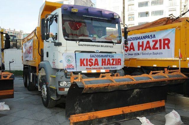 Gaziosmanpaşa’da Kış Hazırlıkları Tamamlandı