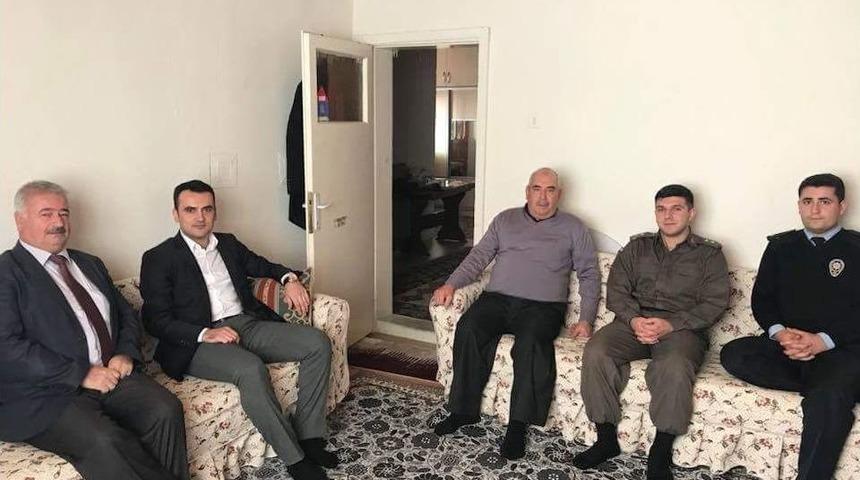 Kaymakam &Ccedil;elik, Kıbrıs Gazilerini Ziyaret Etti