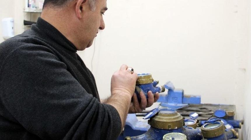 Erzurum&rsquo;da Soğuk Hava Su Saya&ccedil;larını Patlattı