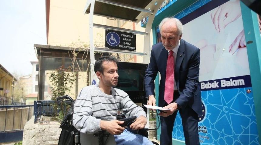 Engelli Ara&ccedil;ları İ&ccedil;in Şarj İstasyonu