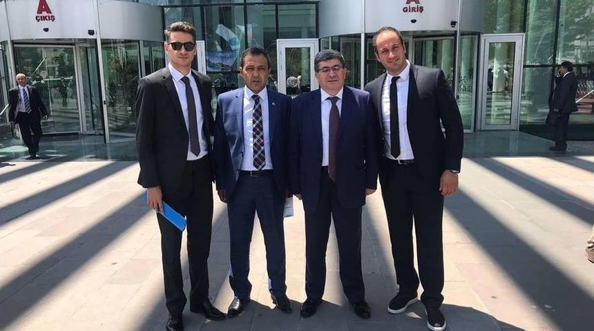 Başkan Can, Bakan &Ouml;zhaseki İle Bir Araya Geldi