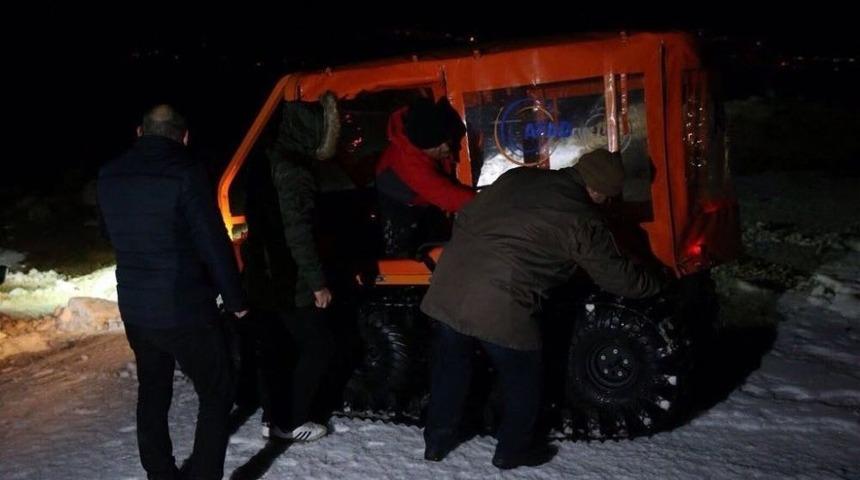 Yaylada Mahsur Kalan Gen&ccedil;leri Afad Kurtardı