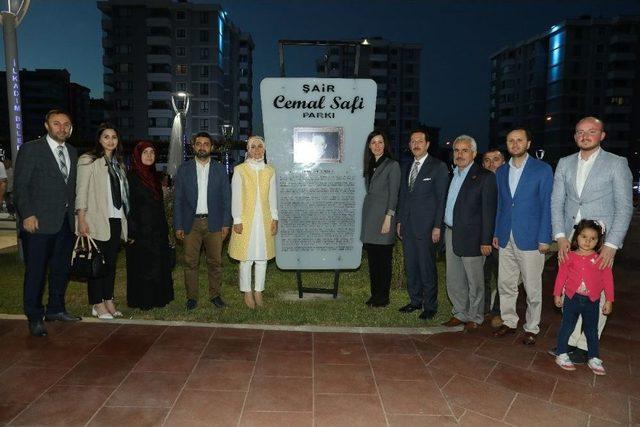 Samsun’da “cemal Safi Parkı” Açıldı