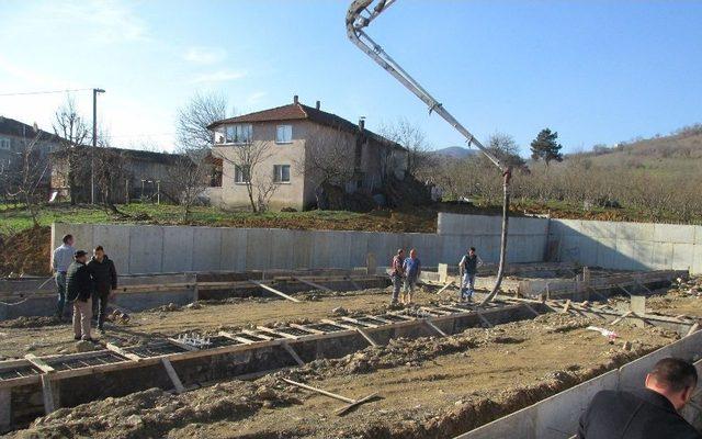 Boğaziçi Beldesine Kapalı Pazar Yeri Yapımına Başlandı