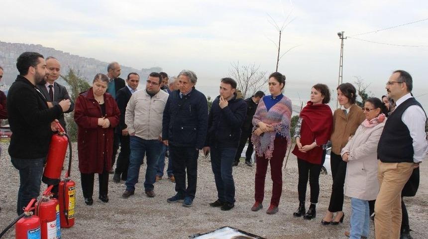 Zonguldak&rsquo;ta Sağlık&ccedil;ılara Yangın Tatbikatı