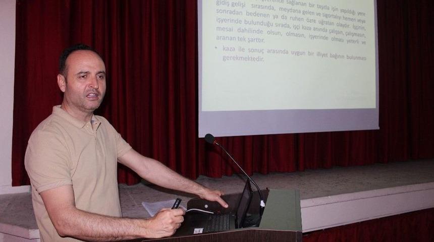 İşçiler İş Sağlığı Ve Güvenliği Konusunda Bilgilendirildi