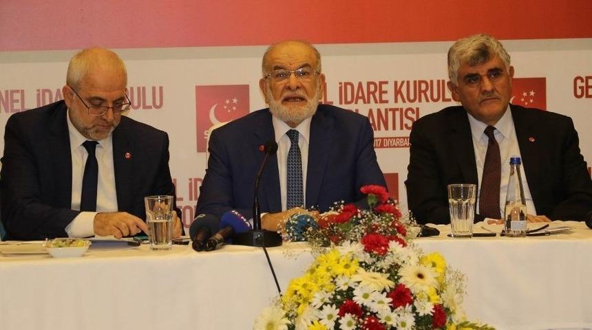 Sp Genel Başkanı Karamollaoğlu, B&ouml;lge Sorunlarını Değerlendirdi