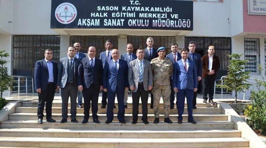 Rektör Durmuş, Sason’da İncelemelerde Bulundu