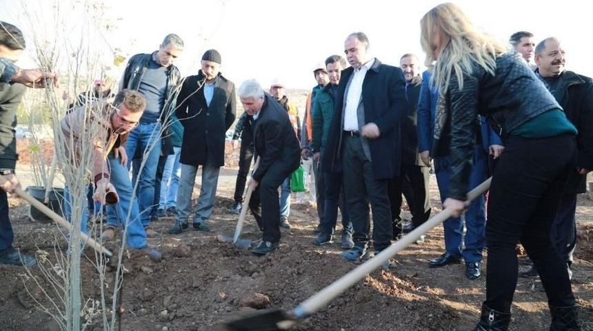 &Ccedil;ift&ccedil;i &Ouml;ğrencilerle Ağa&ccedil; Dikimini Ger&ccedil;ekleştirdi