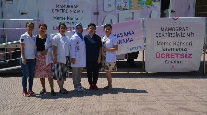 Kanser Tarama Tırı &lsquo;pembe Prenses&rsquo; Aliağa&rsquo;da