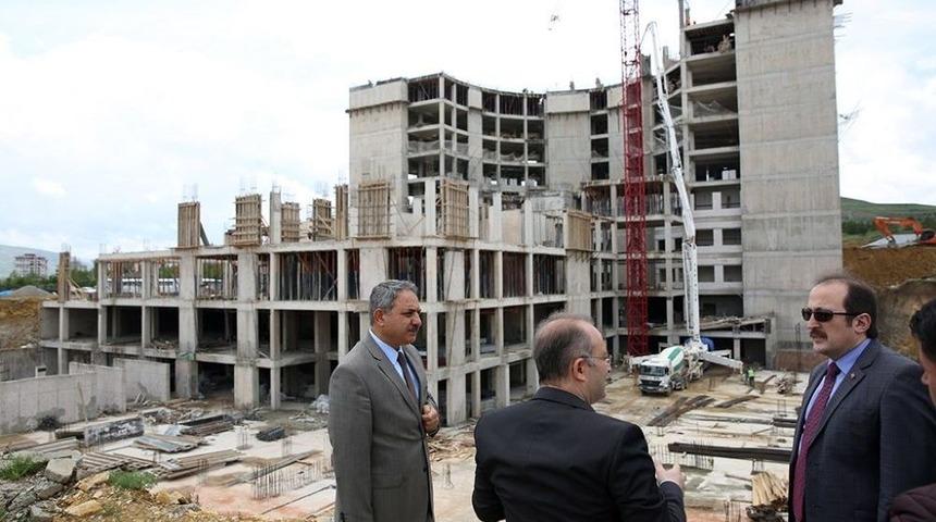 Yeni Bayburt Devlet Hastanesi İnşaatı Hızla Devam Ediyor