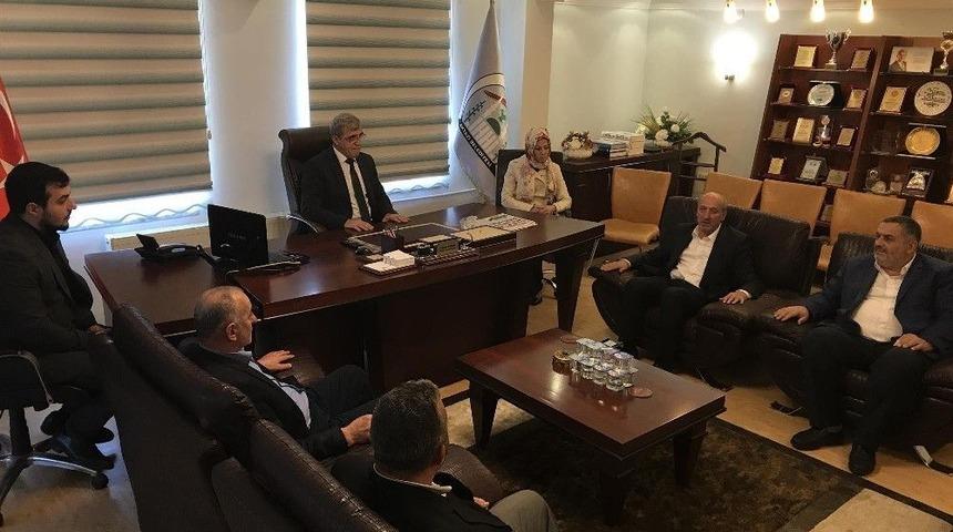 Ak Parti İl&ccedil;e Teşkilatından Başkan Akcan&rsquo;a Ziyaret