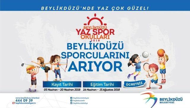 Beylikdüzü Belediyesi Yaz Spor Okulları Kayıtları Başladı