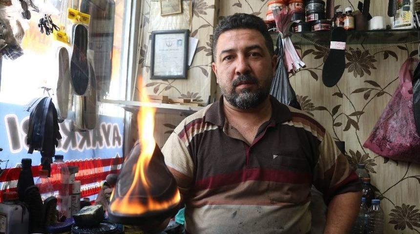 (özel Haber) Ayakkabıyı Yakıyor Siparişleri Kapıyor