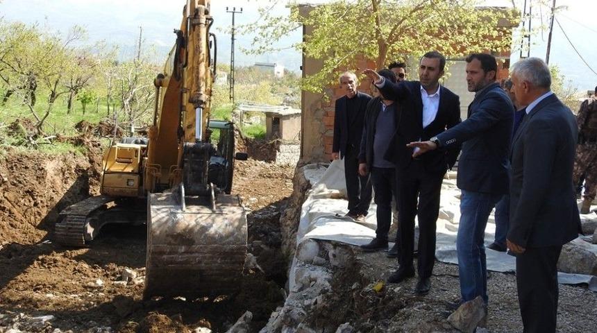 Şırnak Belediyesi Dere Islah &Ccedil;alışmalarına Başladı