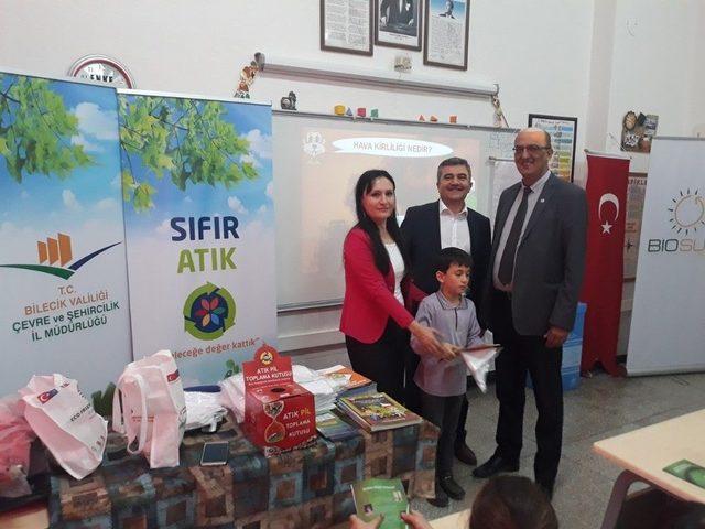 &Ouml;ğrencilere &Ccedil;evre Ve Sıfır Atıkla İlgili Eğitim Verildi 2