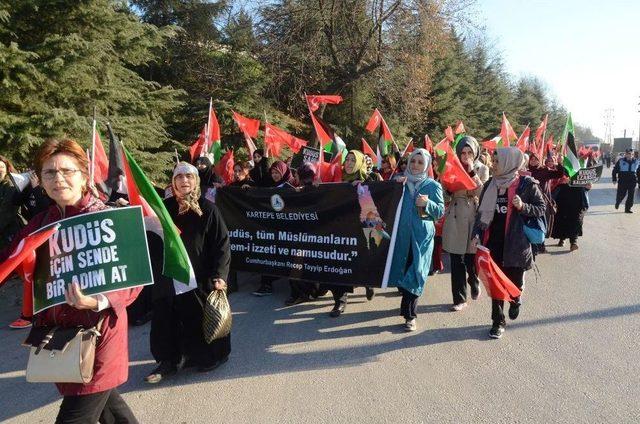 Kartepe’den Kudüs’e Destek Yürüyüşü