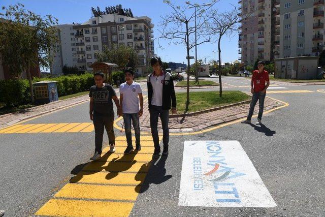 Trafik Eğitim Parkı Yenilendi