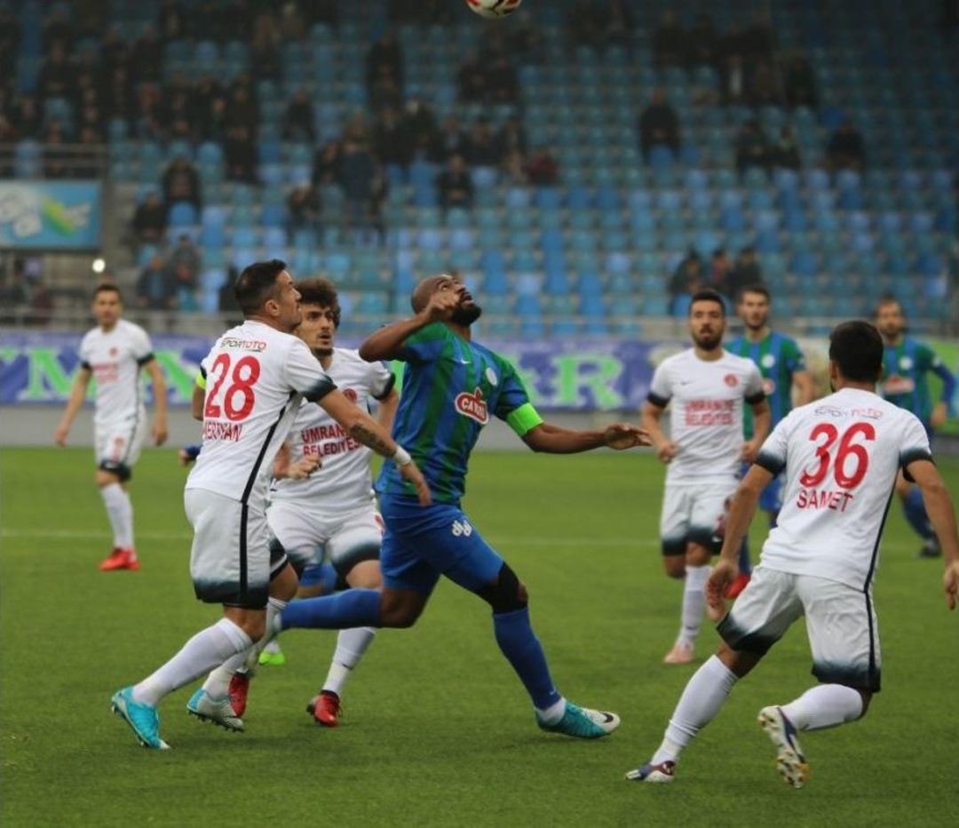 Tff 1. Lig: &Ccedil;aykur Rizespor: 4 - &Uuml;mraniyespor: 0