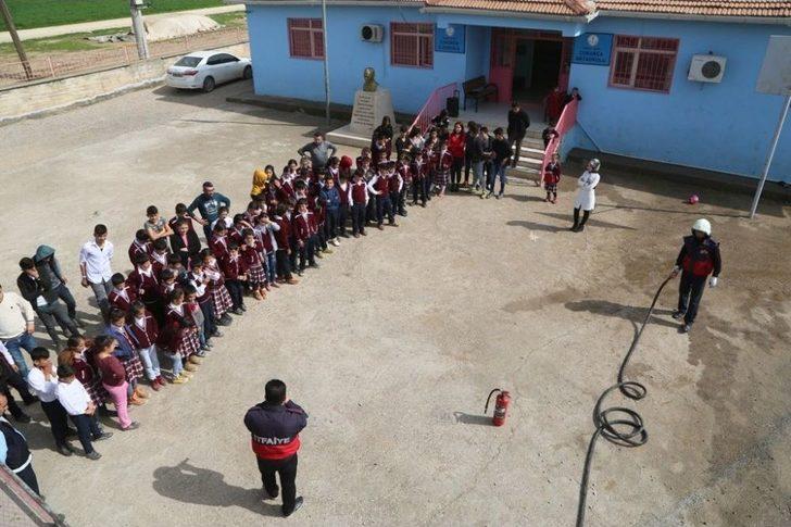 Öğrencilere Sivil Savunma Anlatılarak Yangın Eğitimi Verildi G4