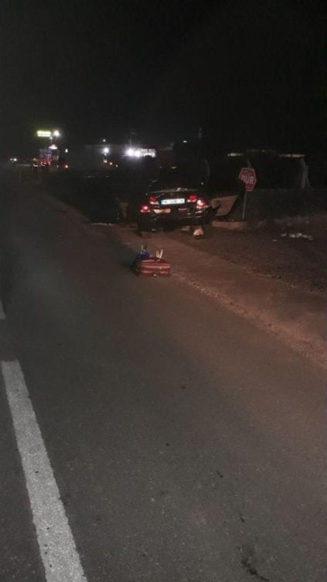 Vezirhan’da Trafik Kazası: 2 Yaralı