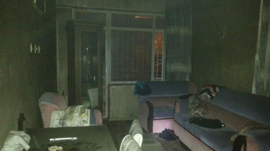 Madde Bağımlısı Gen&ccedil; Evini Ateşe Verdi