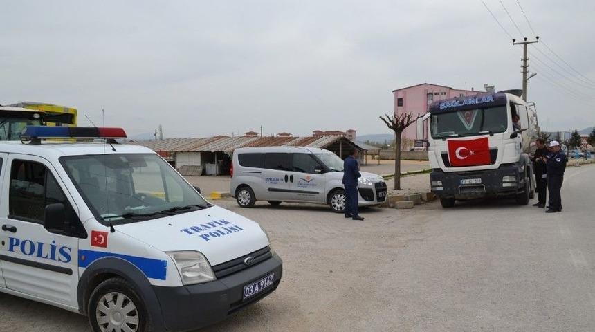 Şuhut&rsquo;ta Egzoz Gazı Emisyon &Ouml;l&ccedil;&uuml;m Rapor Denetimi Yapıldı