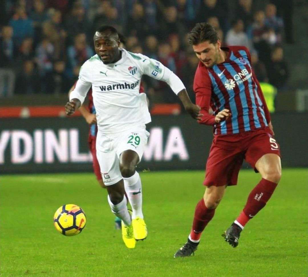 S&uuml;per Lig: Trabzonspor:0 - Bursaspor: (ilk Yarı)