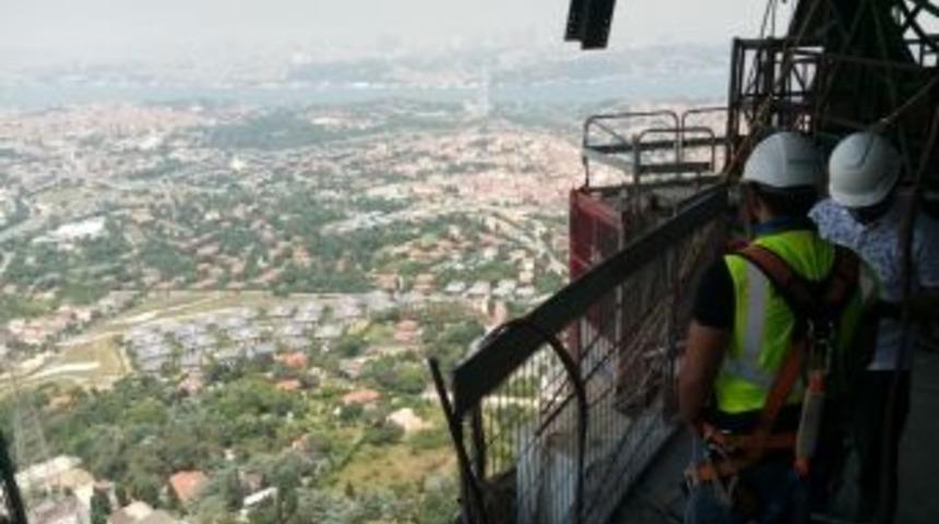 &Ccedil;amlıca Radyo-tv Kulesinden İstanbul Manzarası B&uuml;y&uuml;ledi